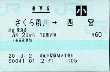 武蔵中原駅 MV30型