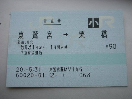 東鷲宮駅 MV30型