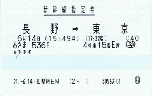 上田駅 MEM型